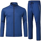 Rdruko Men's Track Suits 2 Piece Set Sweatsuits Tracksuits Jogging Workout Gym Athletic Sweat Suits