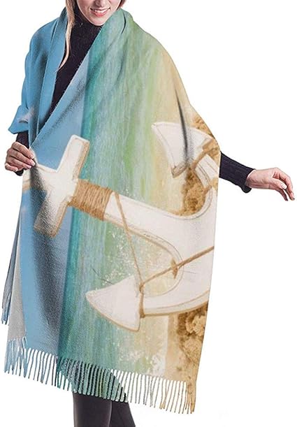 H.D. Pashmina Schal Frauen Weiche Kaschmir Schals Stilvolle Große Warme