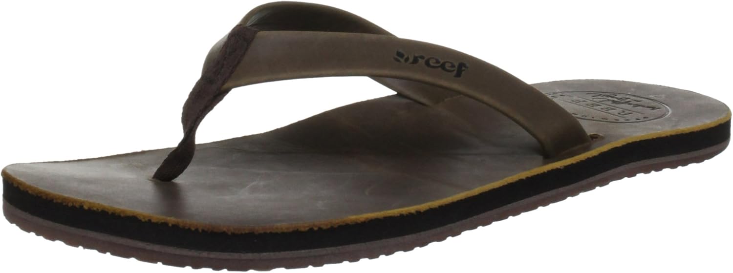 reef skinny leather flip flops