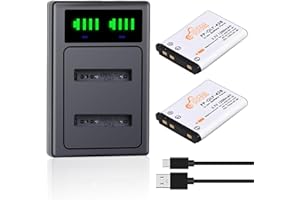 Li-40B Li-42B NP-45 NP-45A NP-45S EN-EL10 D-Li63 Li108 NP-80 KLIC-7006 Battery and Charger for Nikon Coolpix S4000 S210 S220 