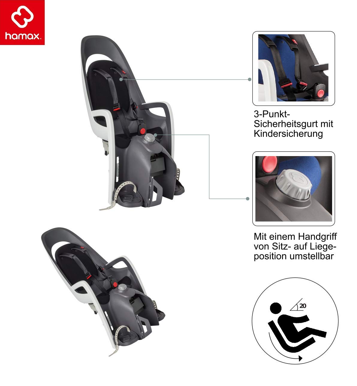 hamax caress kindersitz