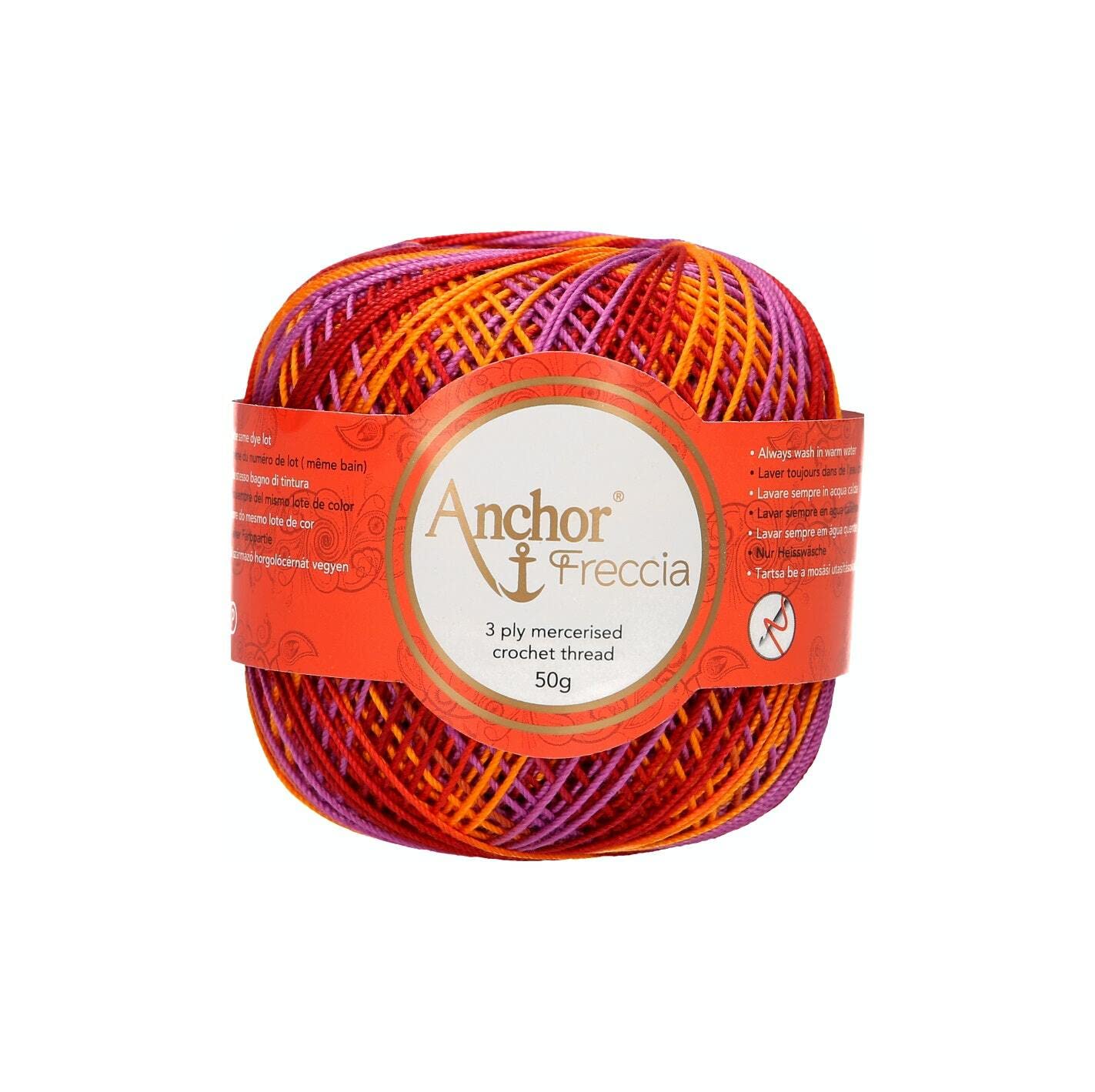 Anchor 4787006-09461 Crochet Yarn, 100% Cotton, 9461, Thickness 6, 88 g — image 1