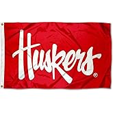 College Flags & Banners Co. Nebraska Cornhuskers Script Huskers Flag