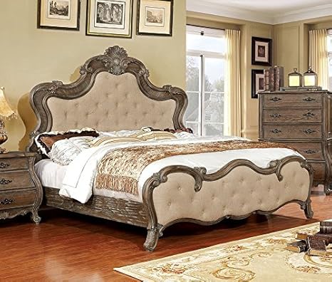 Amazon Com Cursa Rustic Natural Cal King Bed Oversized By