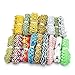 Approx 3/8''-1-1/4'' Wide (10-35mm) x 12yards Random Lace Ribbon Various Embellishment Lace Trim Sewing Decoration Accessories (Mixed Colors 1)