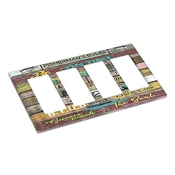 Fishing Inspirational Quote on Vintage Wooden Board