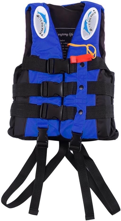 Honorall Child Life Vest Aid Jacket Whistle Swimming Life Jacket for