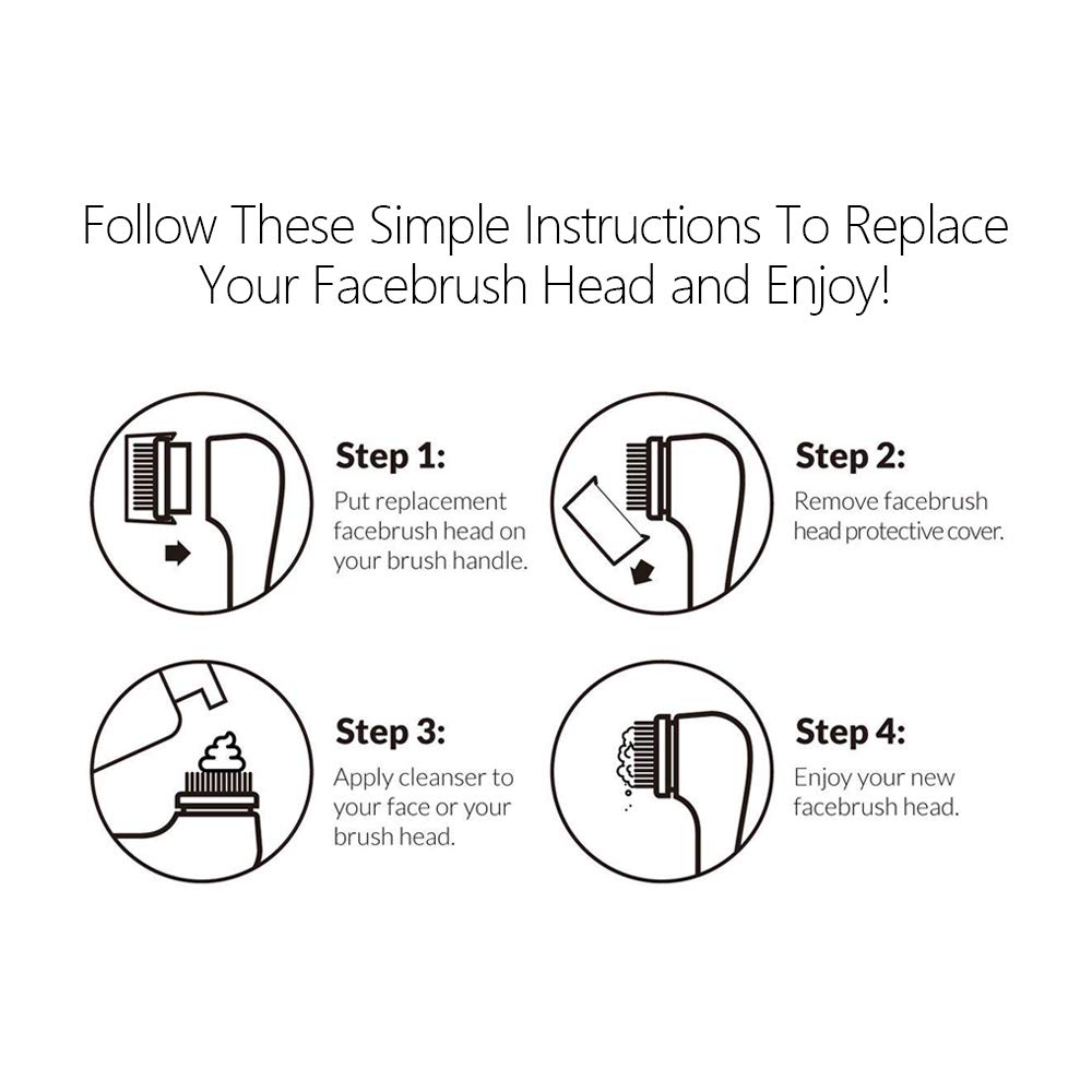 Best Quality Compatible Replacement Brush Head Facial Cleaning Tool (9 Pack): Beauty