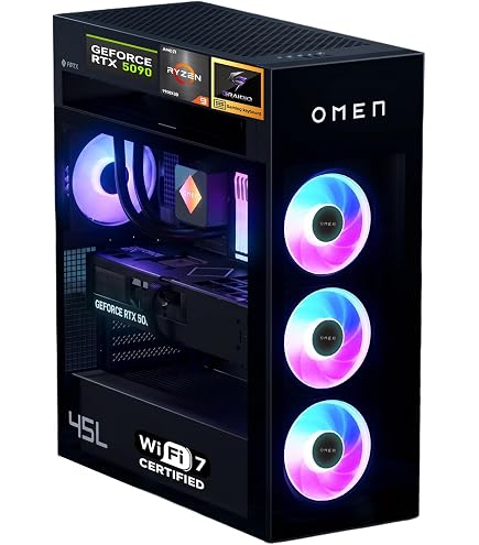 Amazon.com: HP OMEN 45L Gaming 5090 Desktop PC, Intel Core Ultra 9