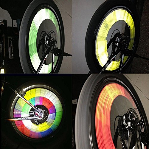 GOOTRADES 6 Sets/72pcs Bicycle Wheel Spoke Reflector Reflective Mount Clip Tube Warning Strip - Thumbnail 5