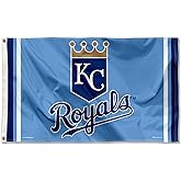 Kansas City Royals Powder Blue Flag and Banner