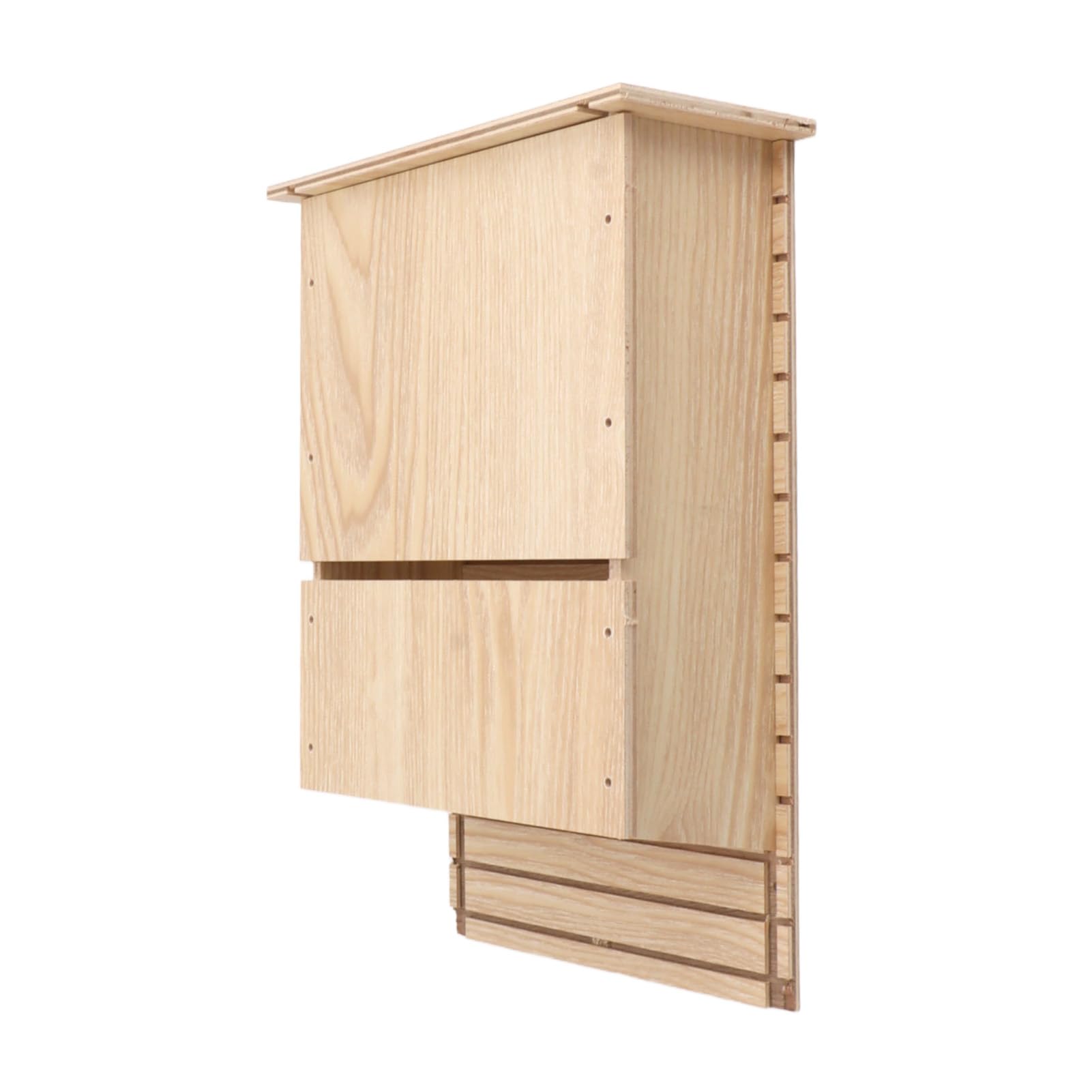 TOPINCN Composite Wood Bat House, Weatherproof, Easy to Install, Environmental Friendly, Ideal Space, Prime Material, 510g
