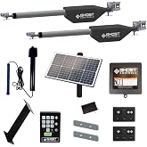 Ghost Controls Pro Dual Solar Automatic Gate Opener with 30W Solar Panel Wireless Access Bundle