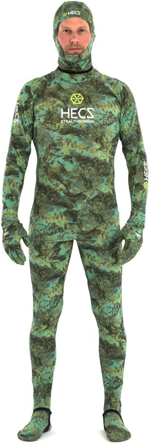 HECS Aquatic Dive Skin Camo Large Clothing
