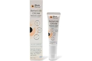 BlinkBetter® Restore Eyelid Cream – 3% Oat Extract & Ceramide Complex – Soothing Hydration & Barrier Support for Dry, Itchy, Red, Sensitive, or Flaky Skin Around the Eyes – All-Day Use – 1oz