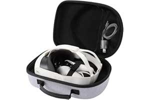 CBDYWVR Carrying Case for VR Meta Quest 3S/Meta Quest 3 Headset, Hard Carrying Case Compatible with Quest 3S/3 VR Accessories, Protable Travel Case, Suitable for Travel and Home Storage