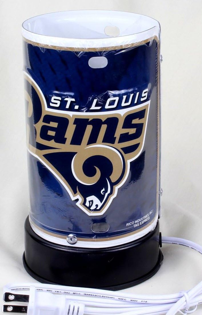 Electric 7.25" Aluminium Aroma oil diffuser, RAMS Logo Finger Touch Dimmer Fragrant oil diffuser With random 1 Oz Oil
