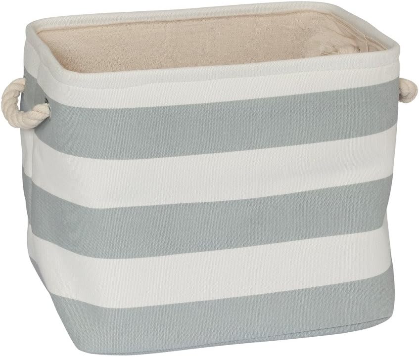 CreativeWare, Grey, Striped Tote, Set of 3