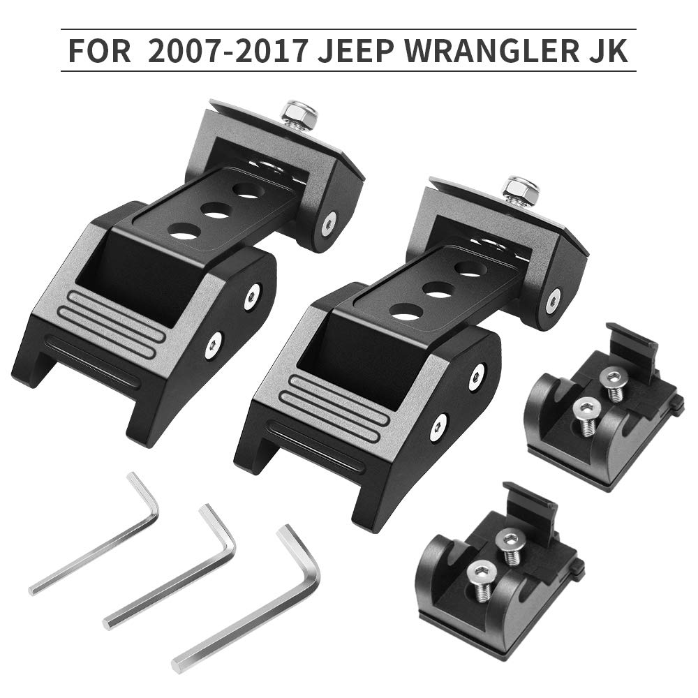 Buy OsoTorero Jeep Wrangler JK Hood Latch Kit, Hood Latches Kit for