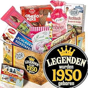 Legenden 1950 – Suessigkeiten Box DDR – Geschenke für Mann