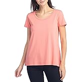 Fishers Finery Women's Ecofabric Short Sleeve Scoop Neck Tee; Relaxed Fit