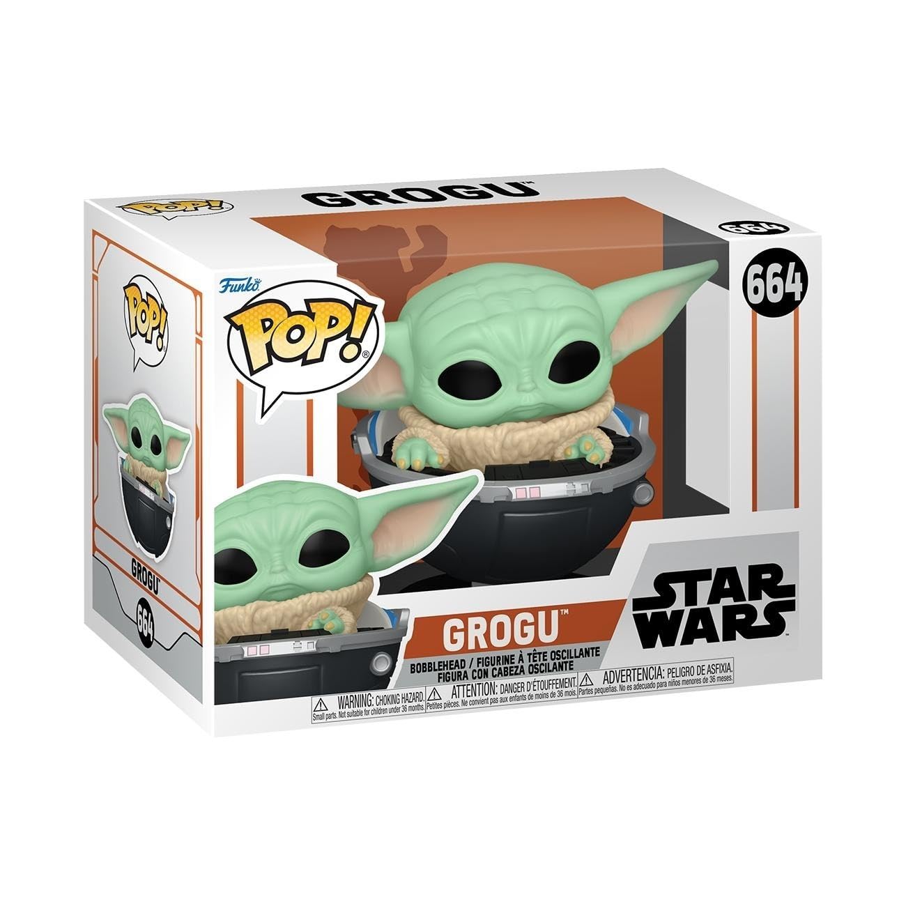 POP! Star Wars: The Mandalorian #664 Grogu in Hovering Pram