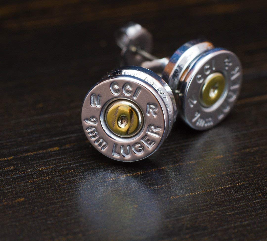mens 9mm earrings
