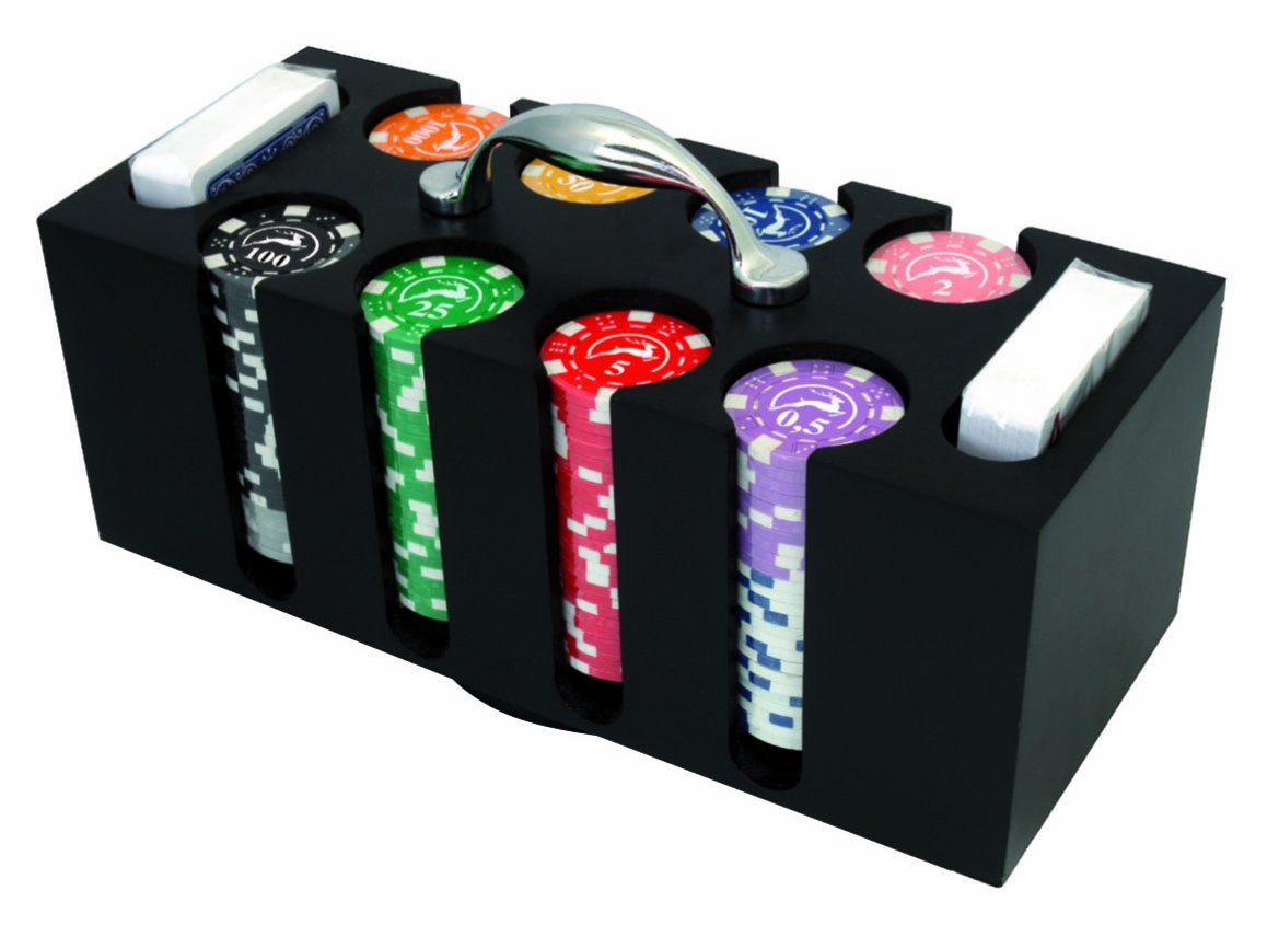 Modiano gettoniera in Wood – 200 chips from 14 g