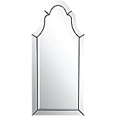 Uttermost Hovan Polished 21" x 44" Arched Wall Mirror