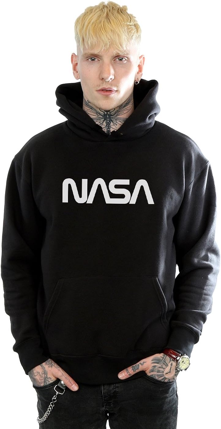nasa hoodie mens black