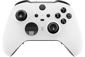 eXtremeRate DIY Replacement Front Shell for Xbox Elite Wireless Controller 2 Core, White Replacement Faceplate Cover Case for
