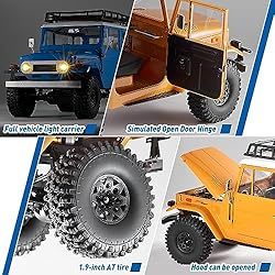 EAZYRC X FMS 1/10 Toyota Land Cruiser FJ40 RS with