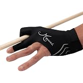 Meucci Elite Stroke Billiards Glove - Pool Glove with Anti-Slip Padding for Secure Grip and Smooth Stroke