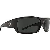 Spy Optic Piper, Rectangular Wrap Sunglasses, Color and Contrast Enhancing Lenses