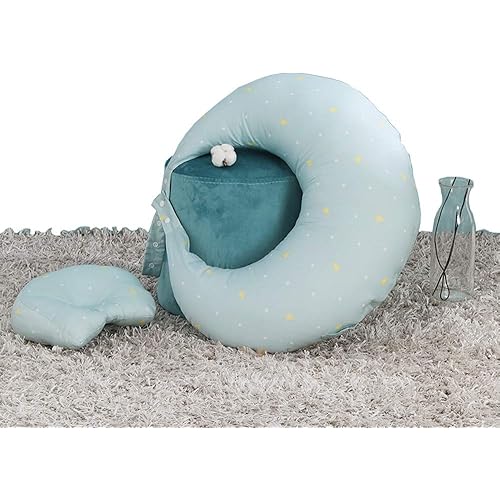 ZHUANYIYI Body Pillow,Nursing Pillow and Positioner,Baby Pillows for Breastfeeding,with Detachable Headrest Detachable for Cleaning (Color : A)