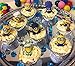 Minions Action Figures | Despicable Me Set of 8 Piece Toys Cake Topper + Minion Stickers