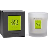 Archipelago Botanicals Hand-Poured Soy Wax Blend Scented Candle with Fragrance Oils, Lead-Free Cotton Wicks, Glass Candle Jar with Gift Box, Burns Approx. 60 Hours, Arugula, 10 Oz.