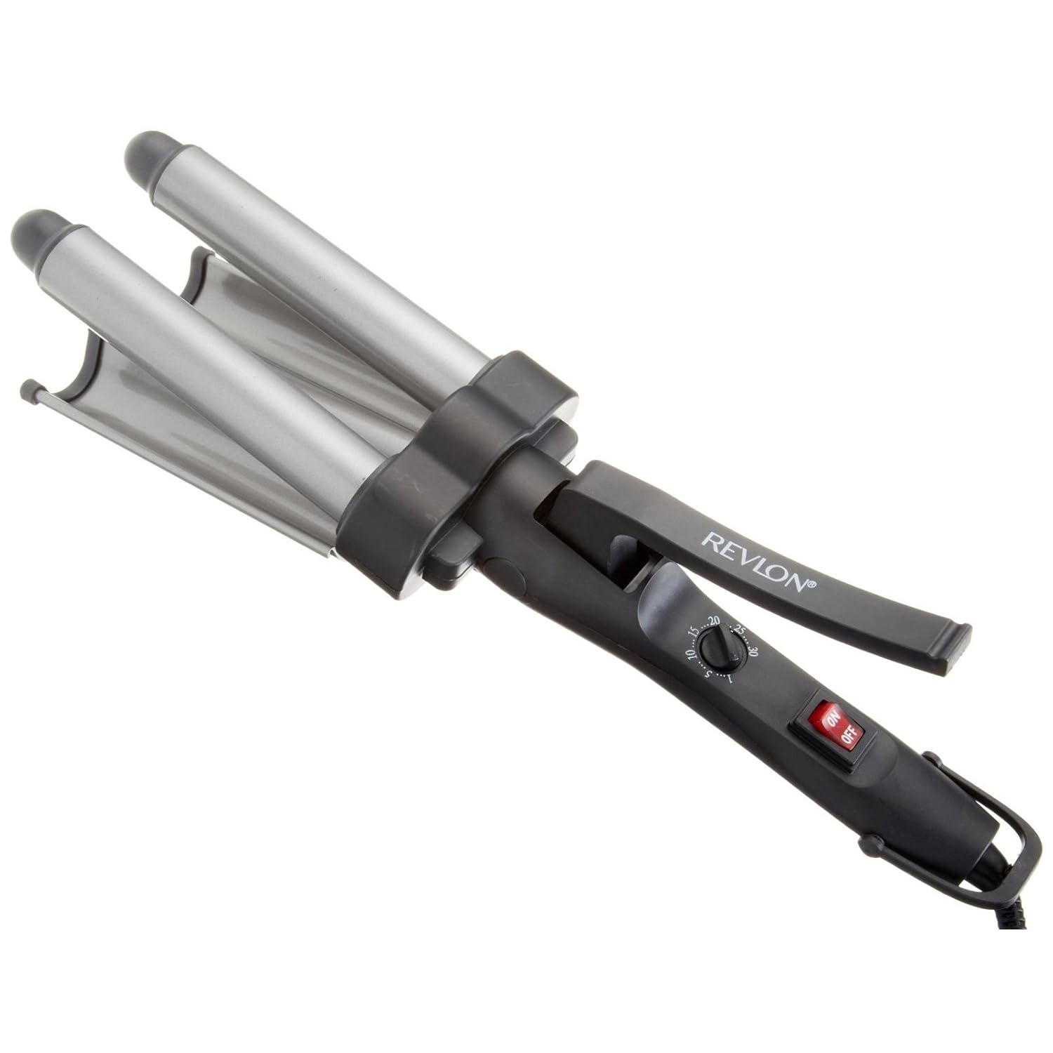 Revlon Rv084c 3 Barrel Ceramic Jumbo Waver Revlon Rv084c 3 Barrel