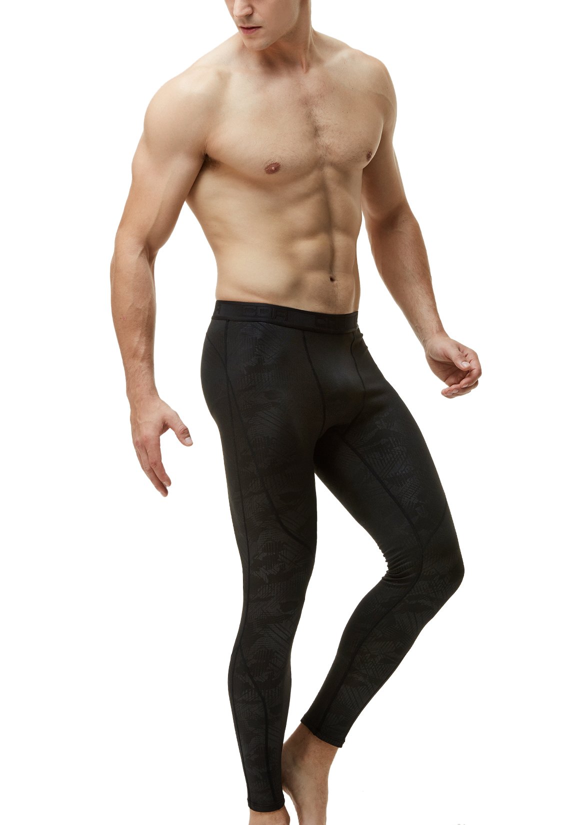 TSLA Men's Thermal Wintergear Compression Baselayer Pants Leggings