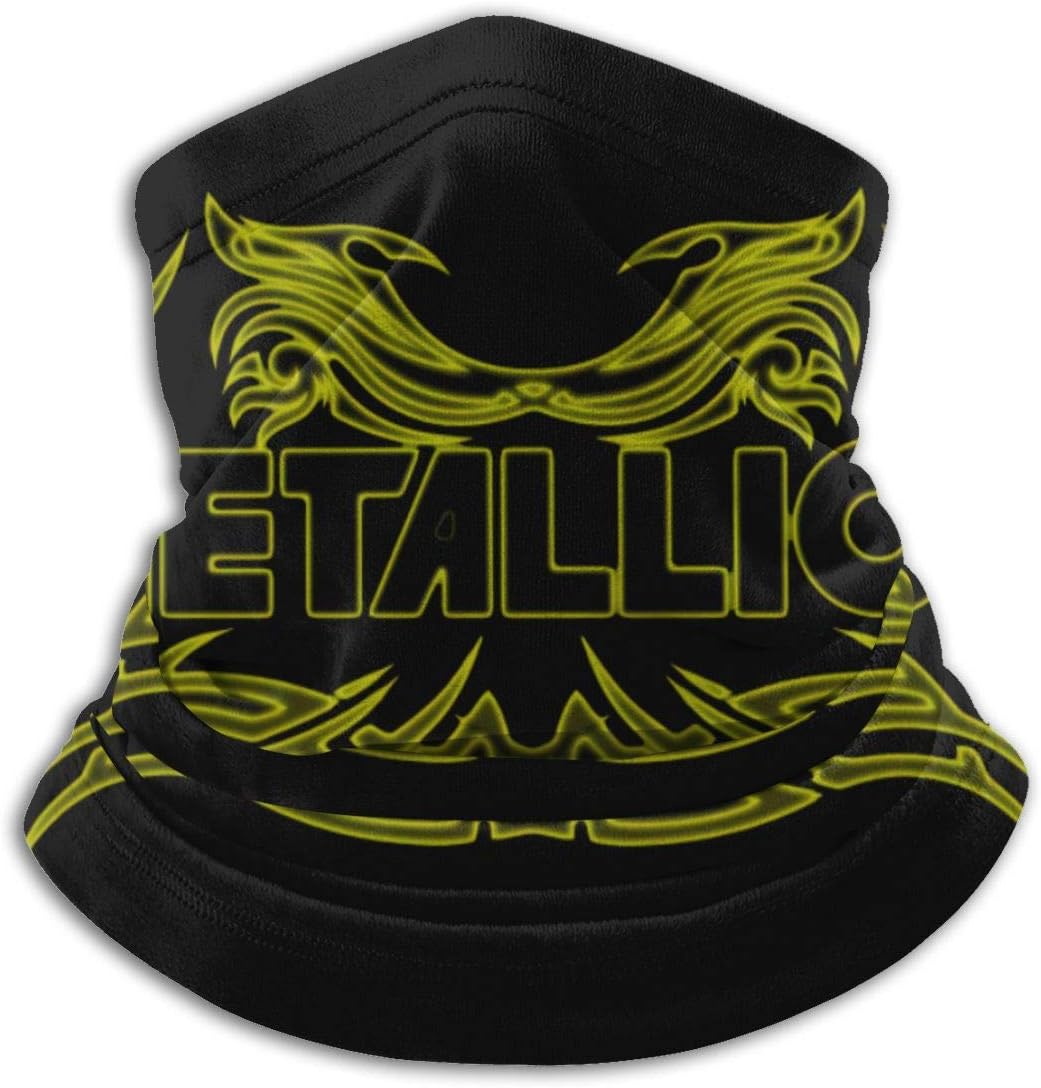 Metallica Neck Warmer Soft Microfiber Headwear Face Scarf Mask For Winter Cold Weather Keep Warm