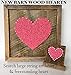 Sweet and small wooden lavender string art heart block - A unique gift for Mother's Day, Weddings, Anniversaries, Birthdays, housewarming, Christmas, new baby girls and just because.