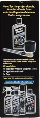 Wonder Wheels Cleaning Kit 500ml Pack of 2 Brand New Wheel Cleaner view 3