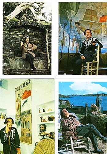 The Dali Cards 4 greeting cards blank inside featuring Salvador Dali