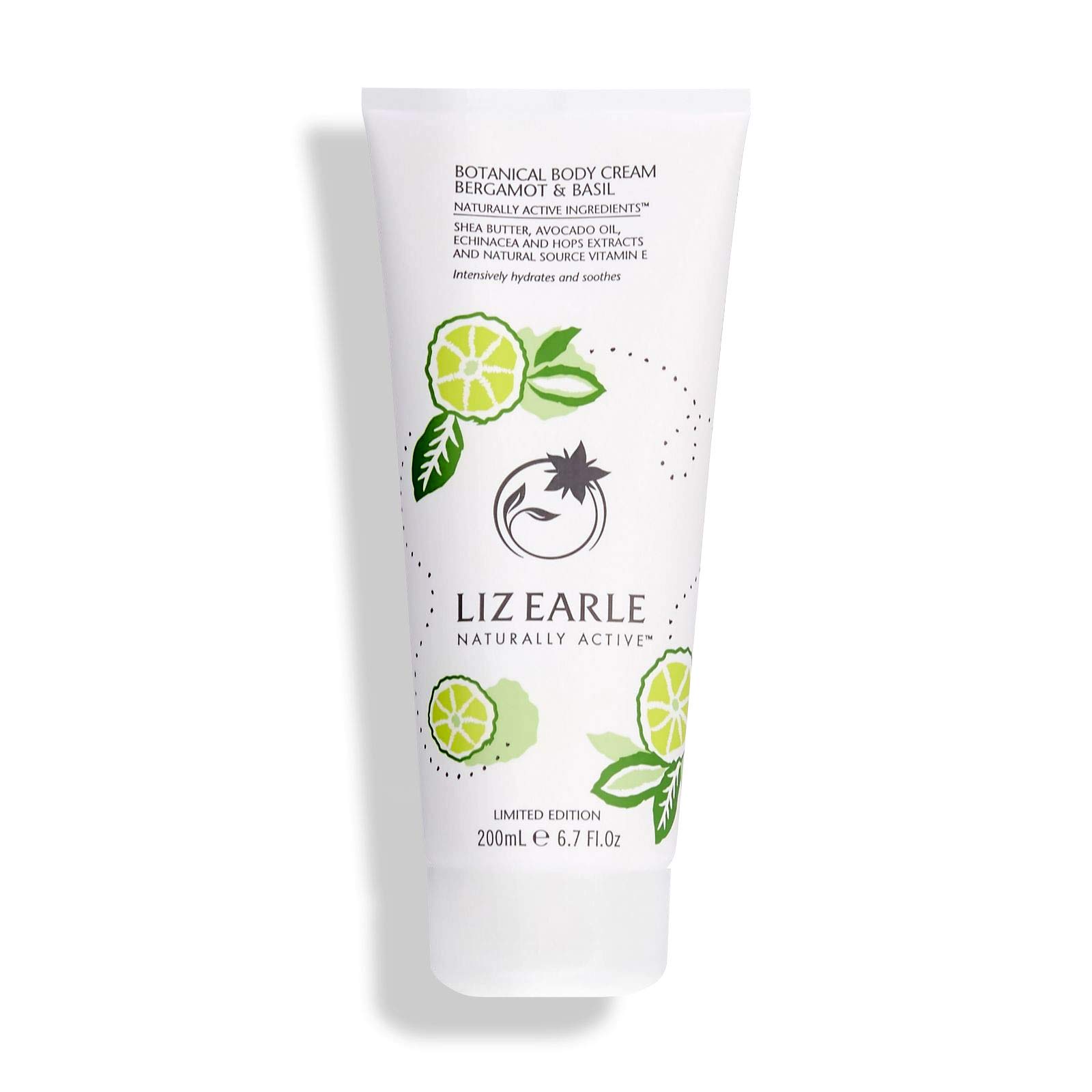 LIZ EARLE Botanical Body Cream BERGAMOT & BASIL, 200ml