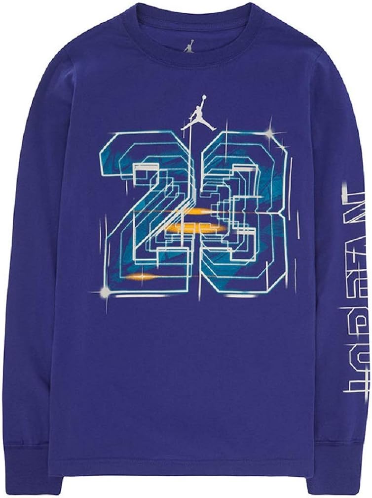 boys purple jordan shirt