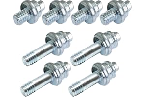 3/8" Side Post Battery Terminal Bolt, Ampper Standard Battery Side Post Extender Stud Compatible with GM Post, 2 Different Le