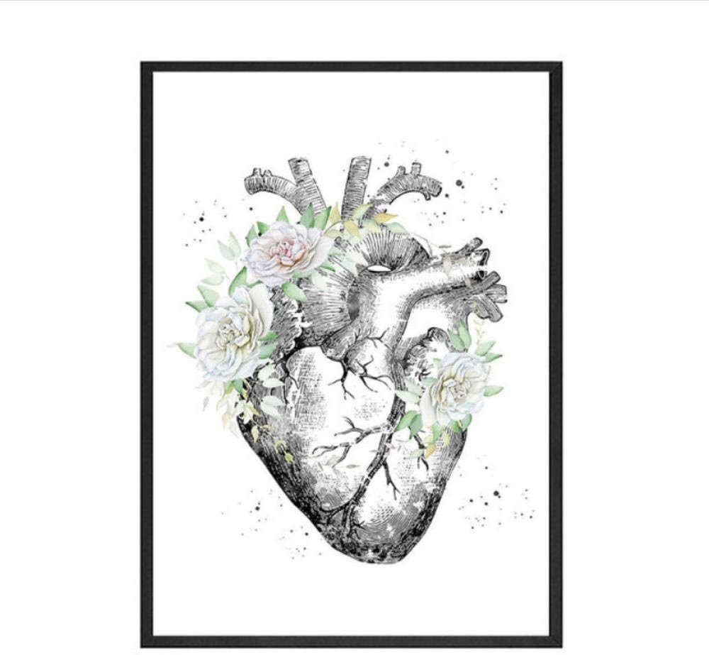 Basteln Malen Nahen Malkarton Savacaf Com Ajbb Aquarell Anatomie Herz Wandkunst Leinwand Gemalde Poster Und Drucke Wandbilder Medical Doctor Clinic Decor Kein Rahmen A 30x40cm