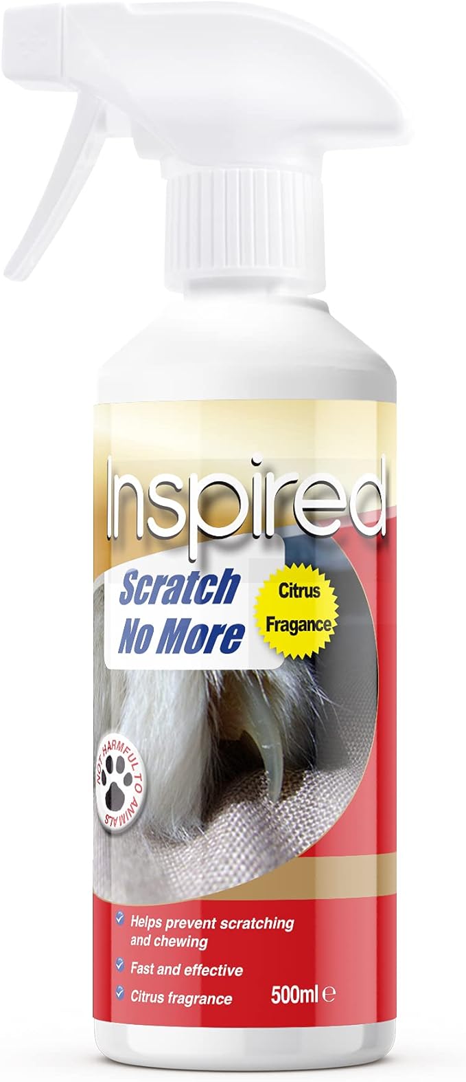 Inspired Scratch No More Cat Scratch Deterrent Repellent 500 ml