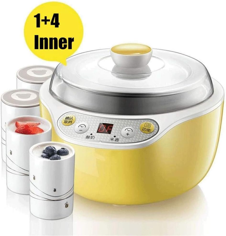 Electric Pressure Cooker with Instant Stainless Steel Pot, Program Slow Cooker, Steamer, Sauté, Yogurt Warmer, Extra Glass Lid JIAJIAFUDR