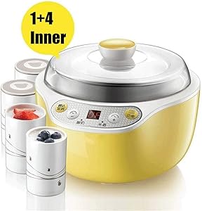 Electric Pressure Cooker with Instant Stainless Steel Pot, Program Slow Cooker, Steamer, Sauté, Yogurt Warmer, Extra Glass Lid JIAJIAFUDR
